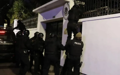 Violatoria de todo derecho la toma de la Embajada mexicana en Quito